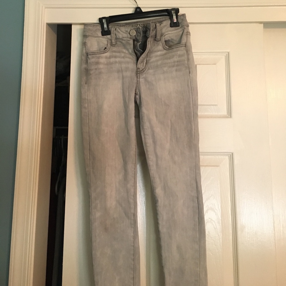 A.E Skinny high rise jeans